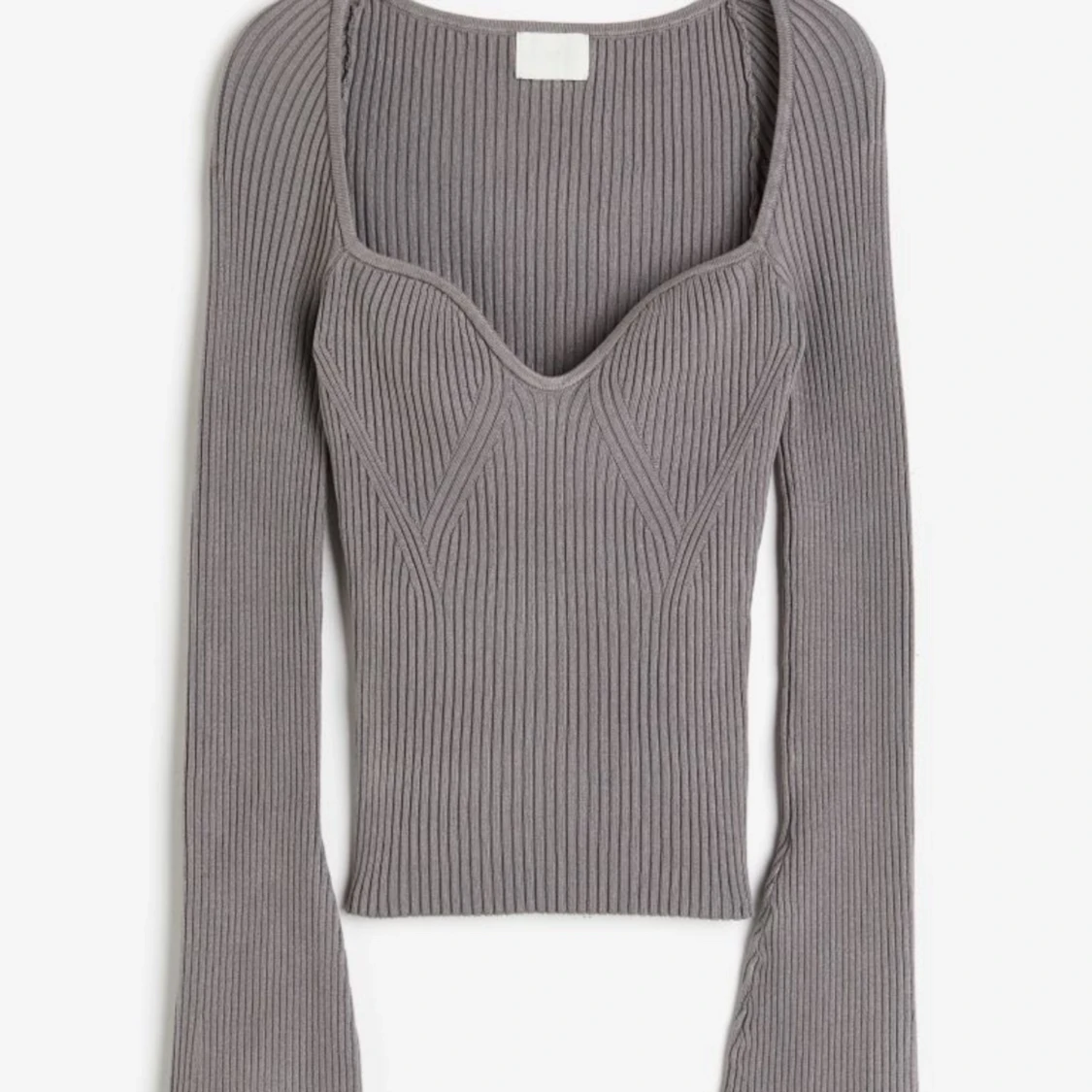 H&m ribbstickad tröja - 90