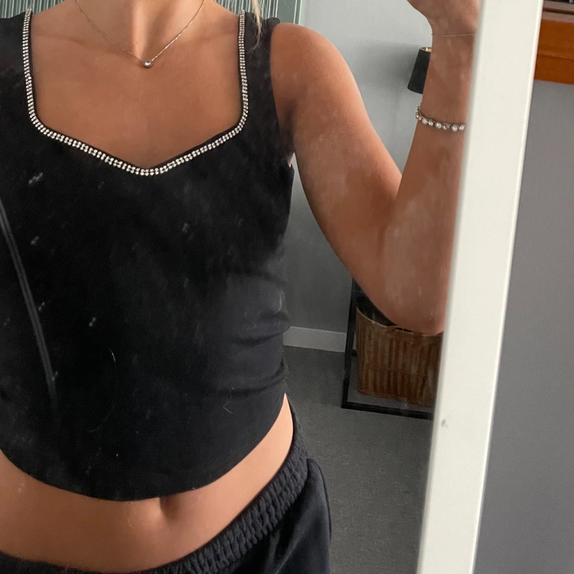 Linne med diamanter - 90