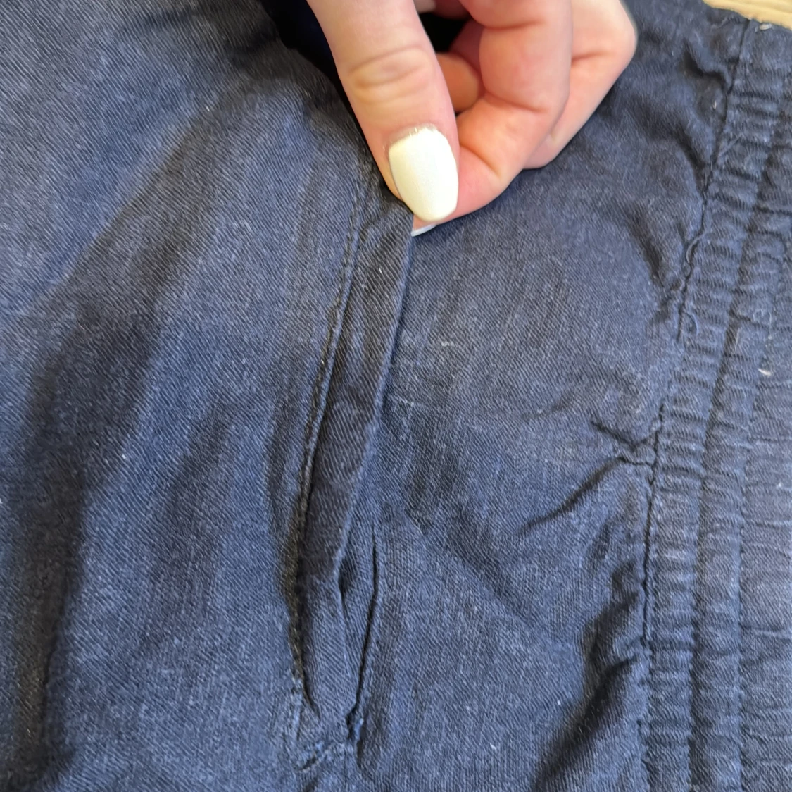 Mörk blåa shorts från H&M - 91