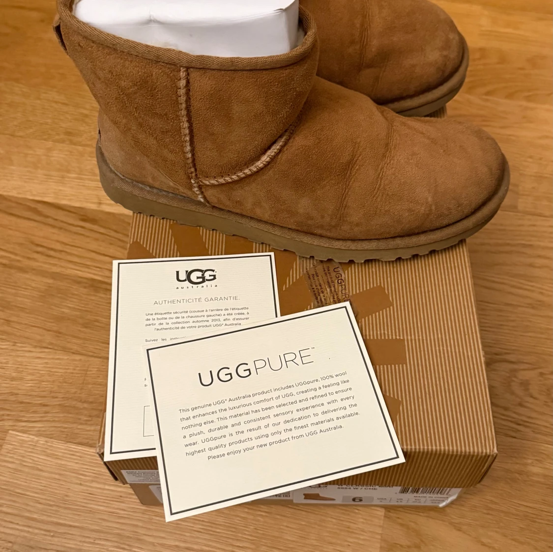 Bruna UGG boots i mocka - 25