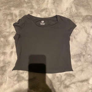 Svart mag-T shirt - En jättefin t shirt från hm, ganska använd men i bra skick. 