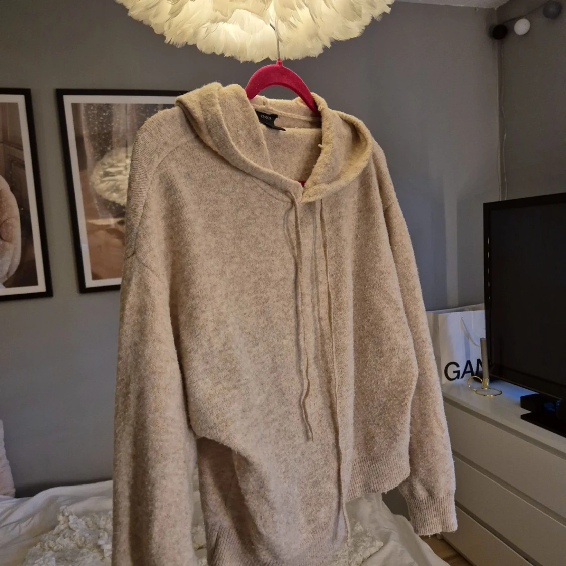 Stickad hoodie💕 - 91