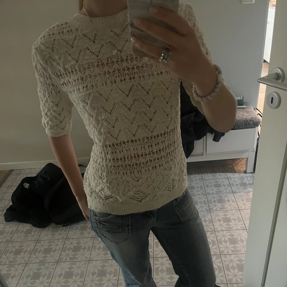 Mönstrad t shirt - 90