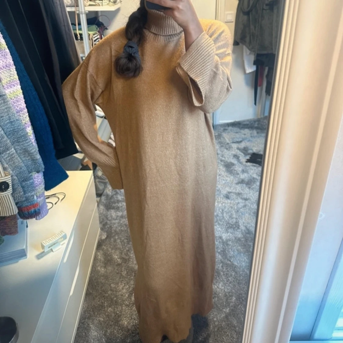 Stickad klänning - 90