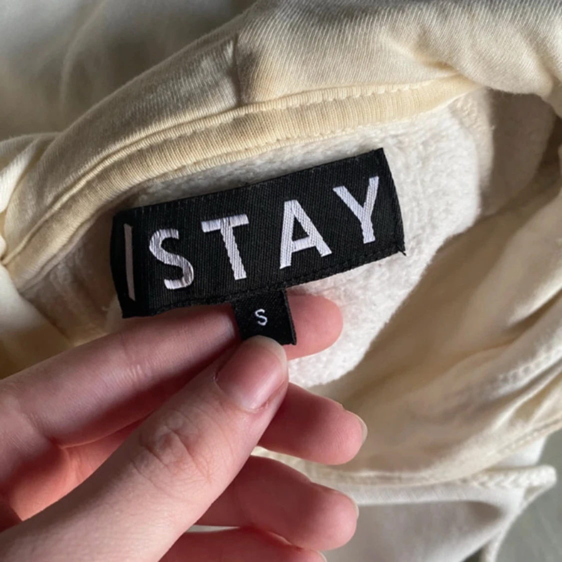 Vit hoodie från Istay - 2