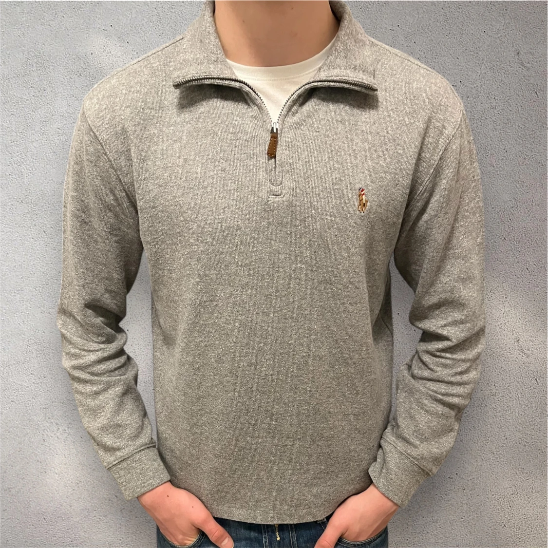 Grå Polo Ralph Lauren quarter zip - 1