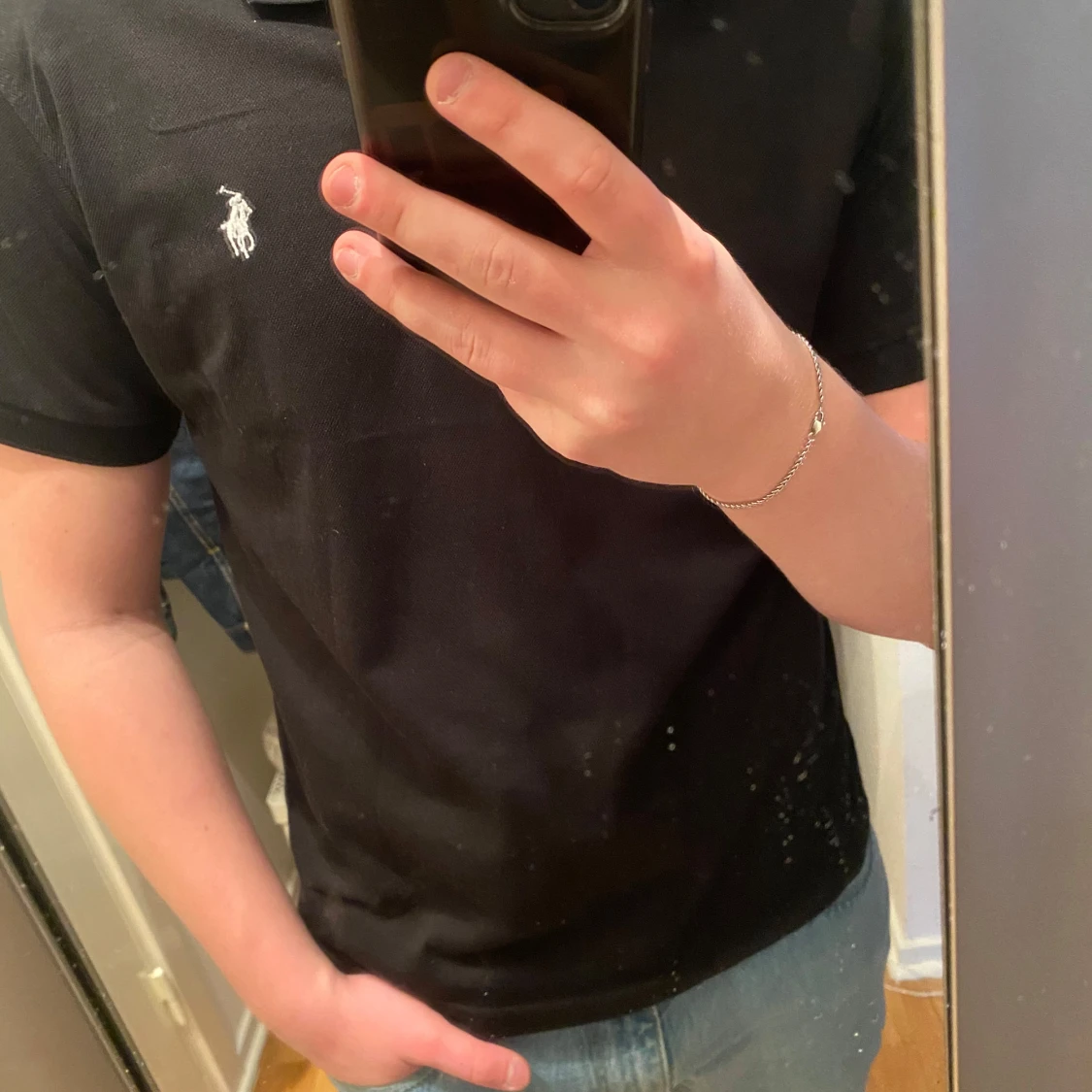 Svart pikétröja från Ralph Lauren - 2