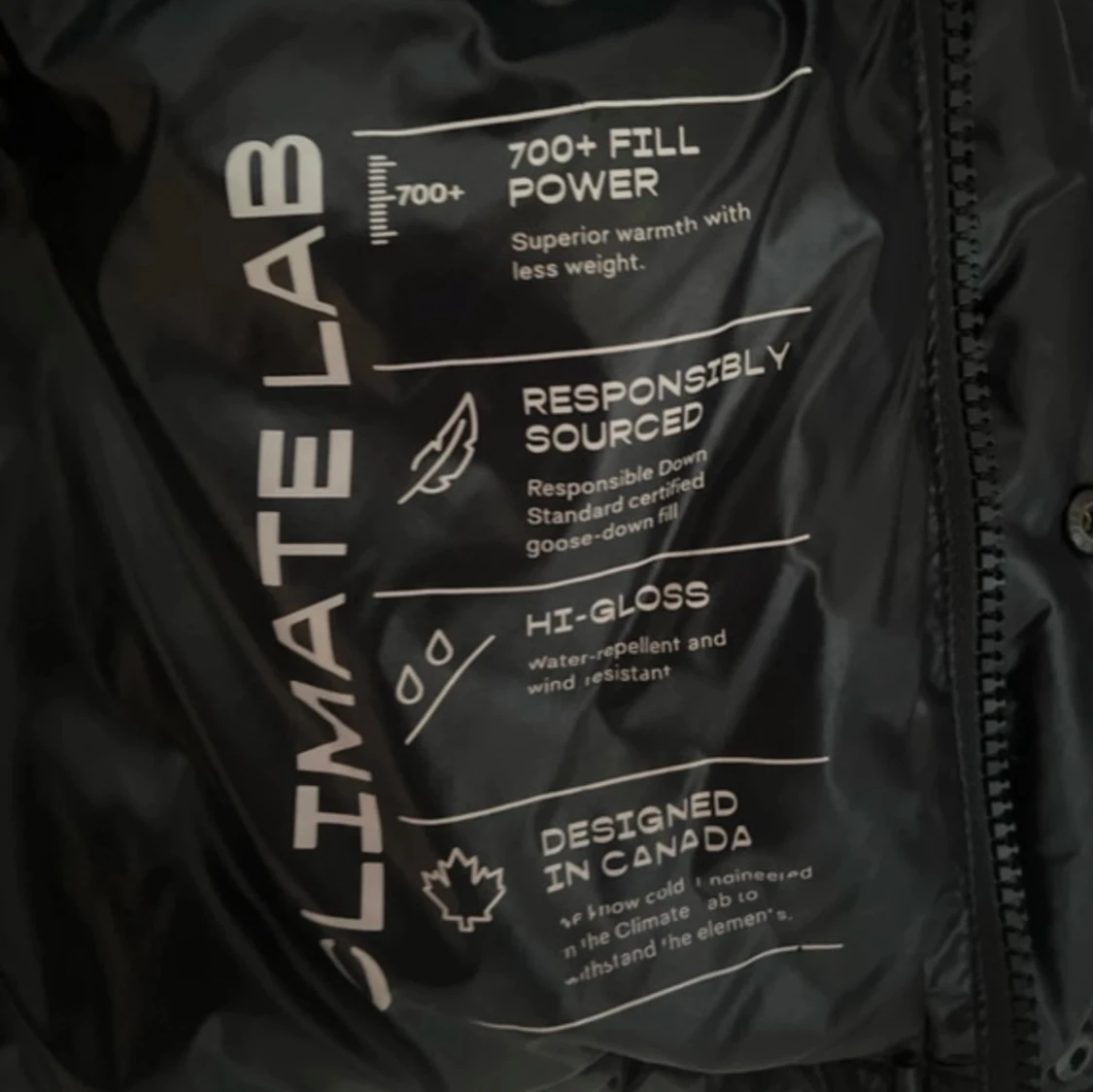 Svart dunjacka från aritzia - 3