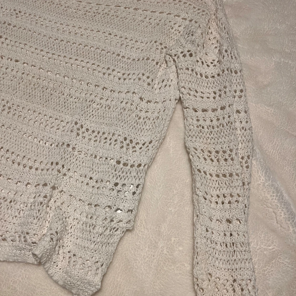 Vit stickad tröja från Vila - 1