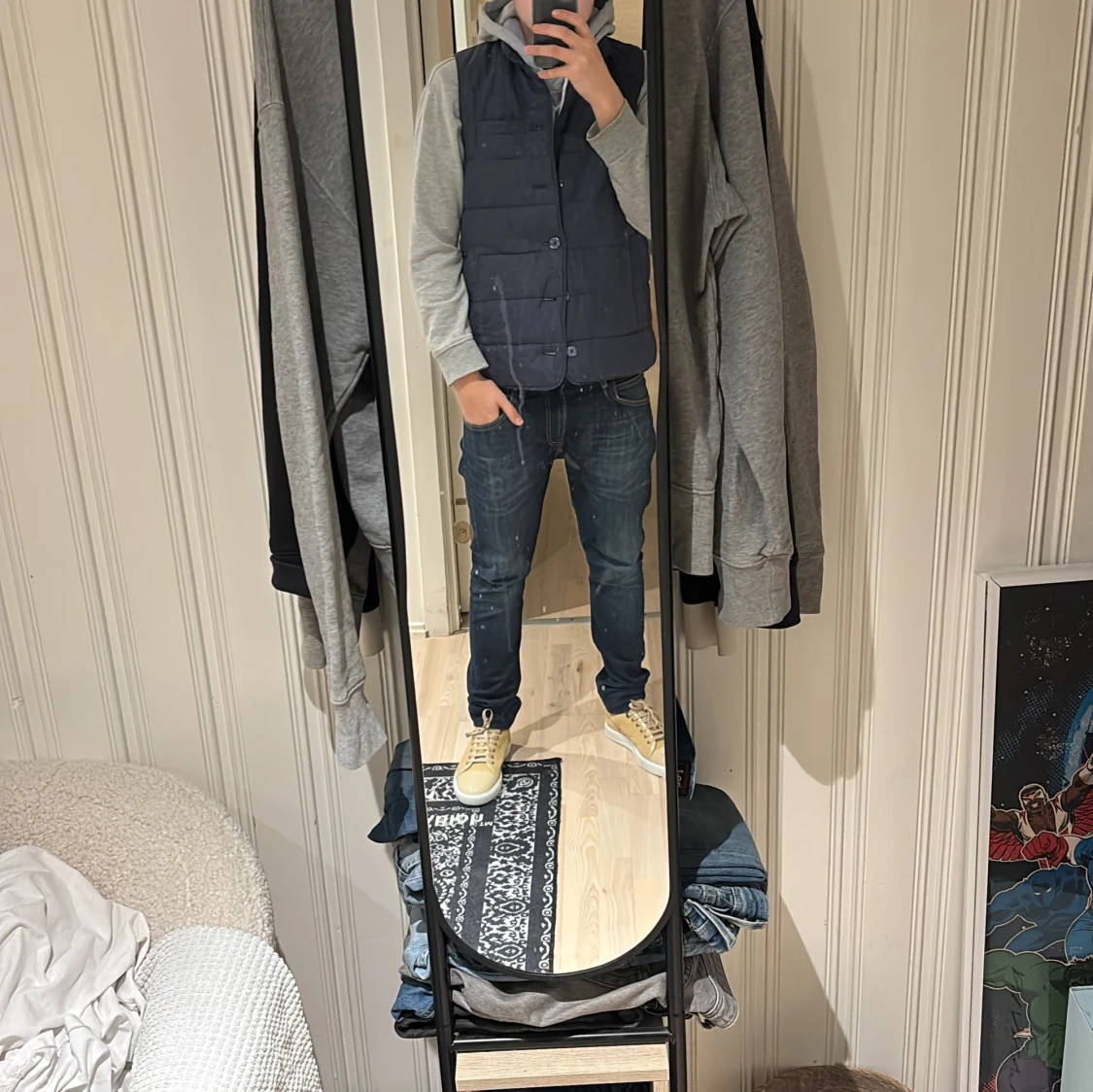 Mörkblå John Henric väst - 2