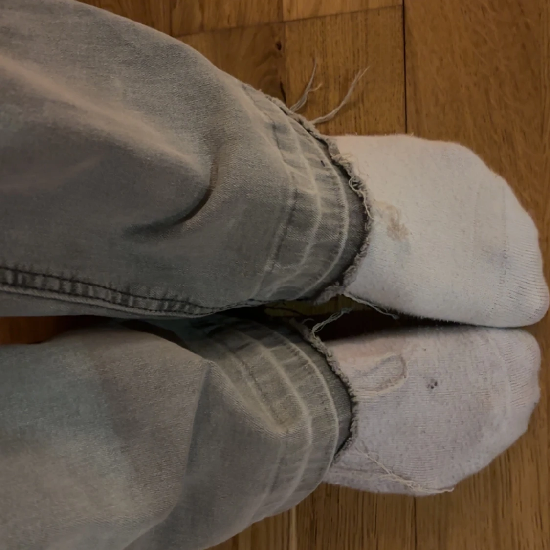 Grå bootcut jeans - 4