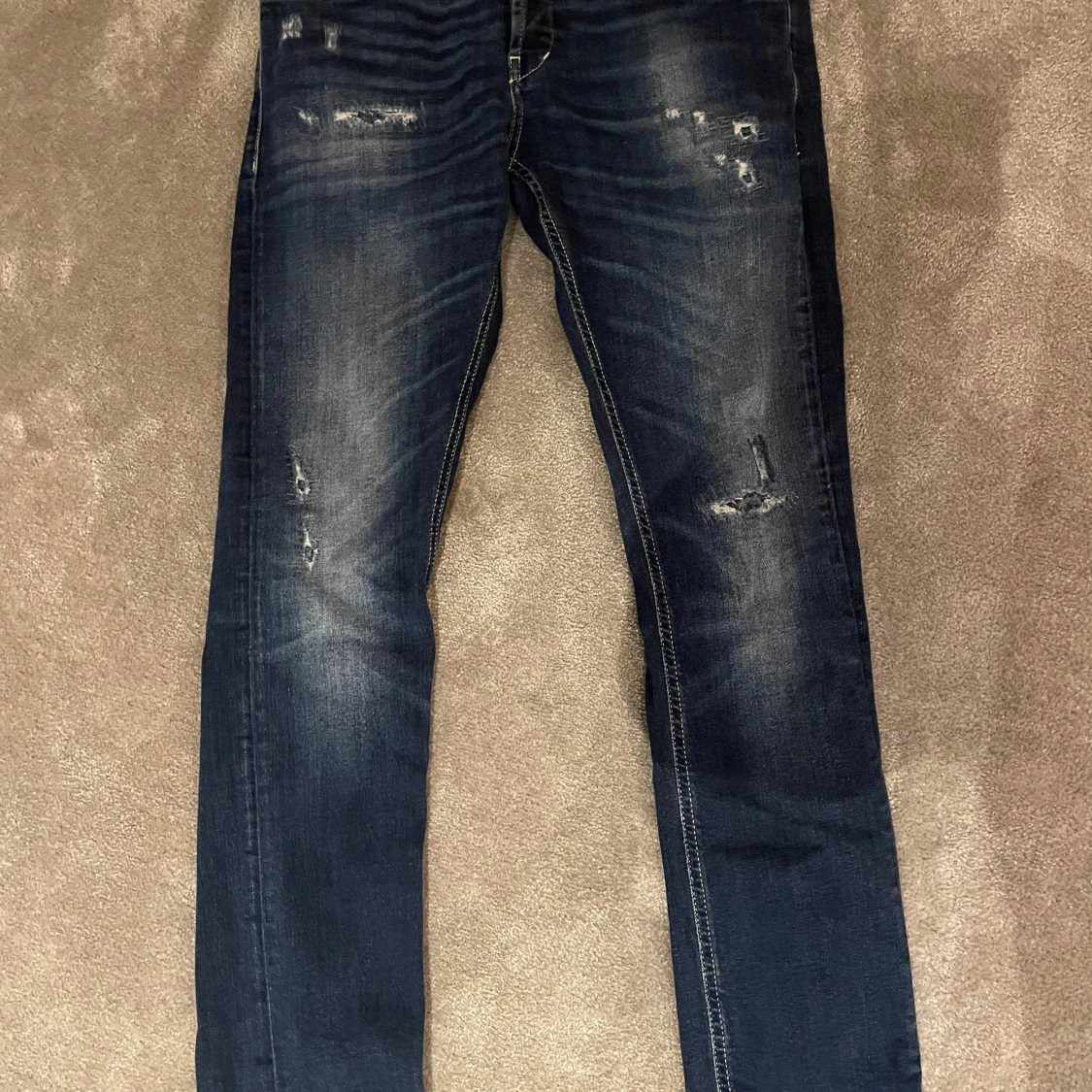 Mörkblå skinny jeans från George - 1