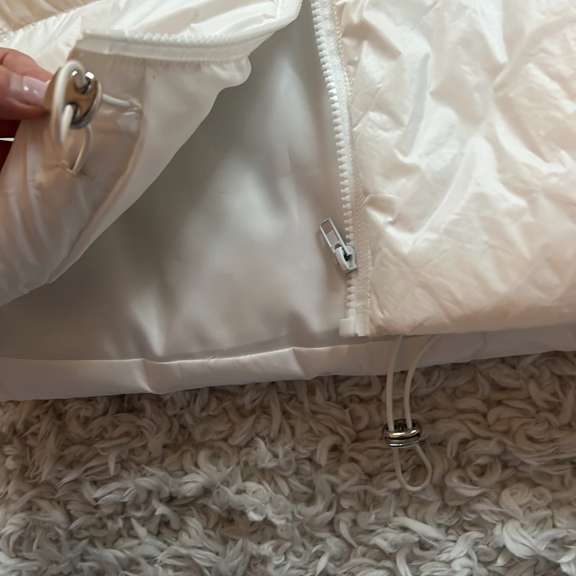 Vit dunväst från Shein - 1