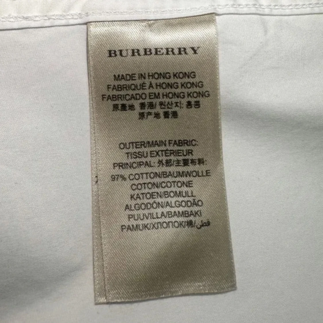 Vit hoodie från Burberry - 4