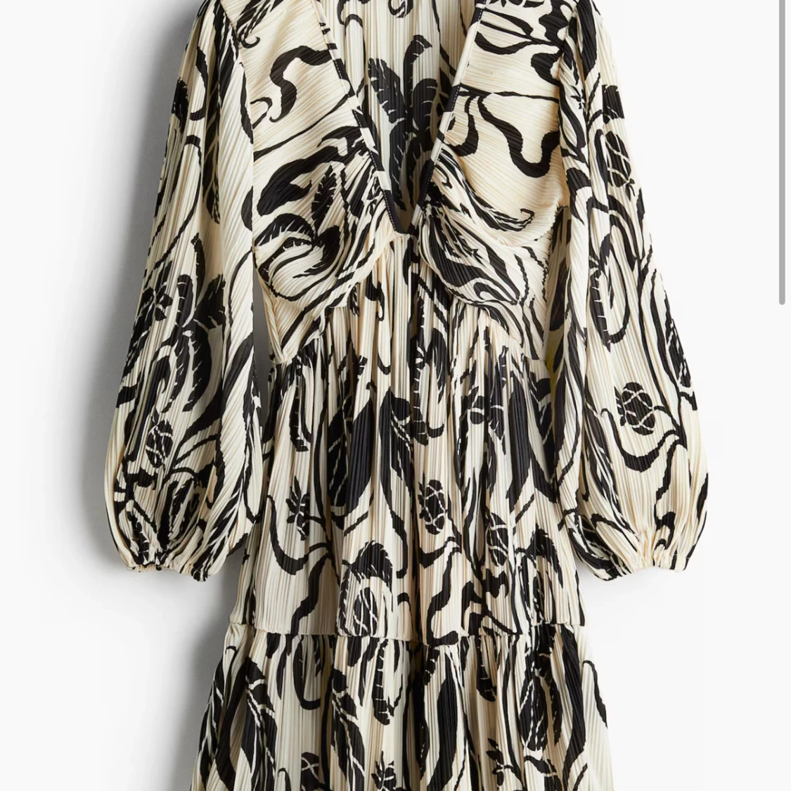 Mönstrad klänning - 1