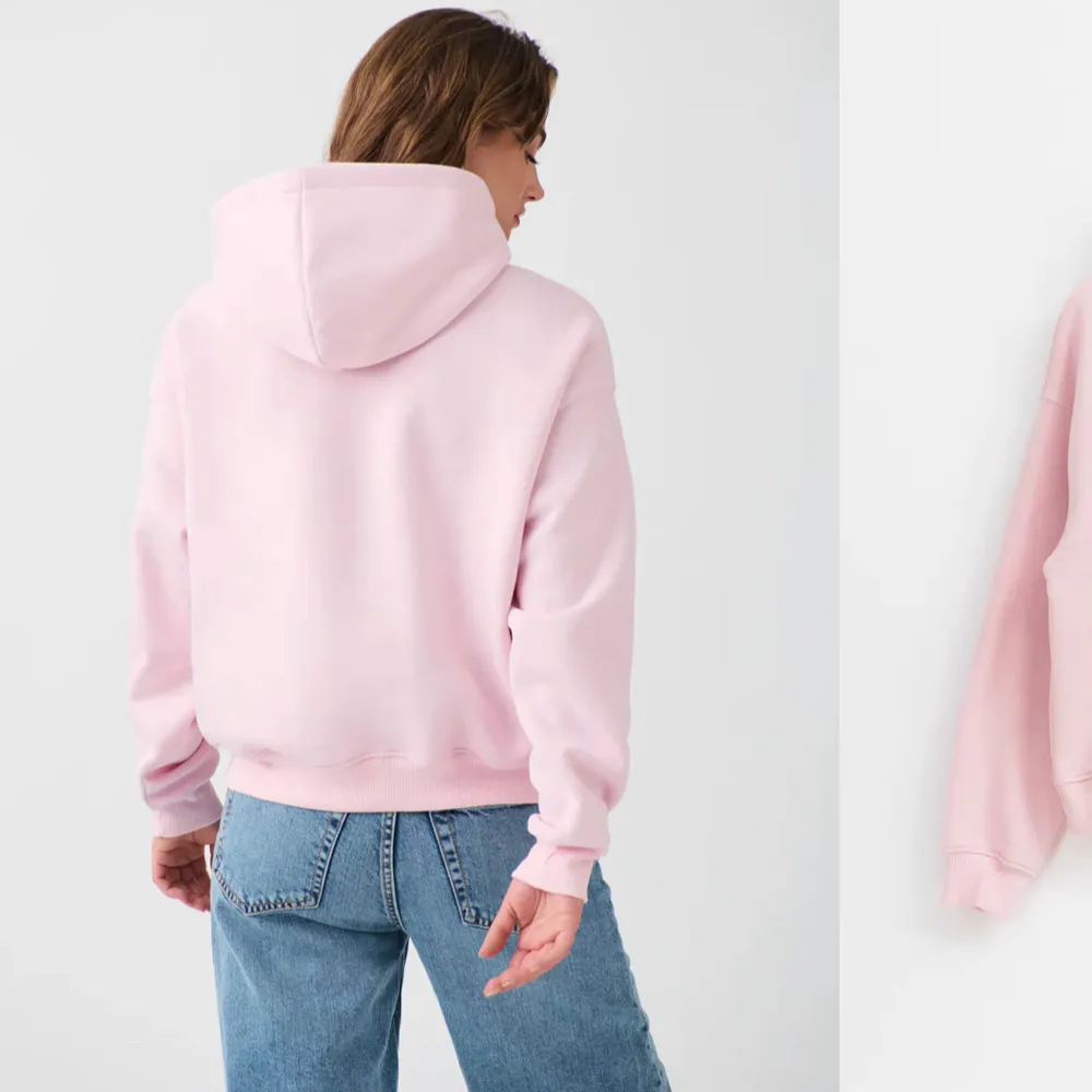 Rosa hoodie från ginatricot stolek S🩷💕. Hoodies.