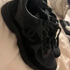 Chanel black sneakers 