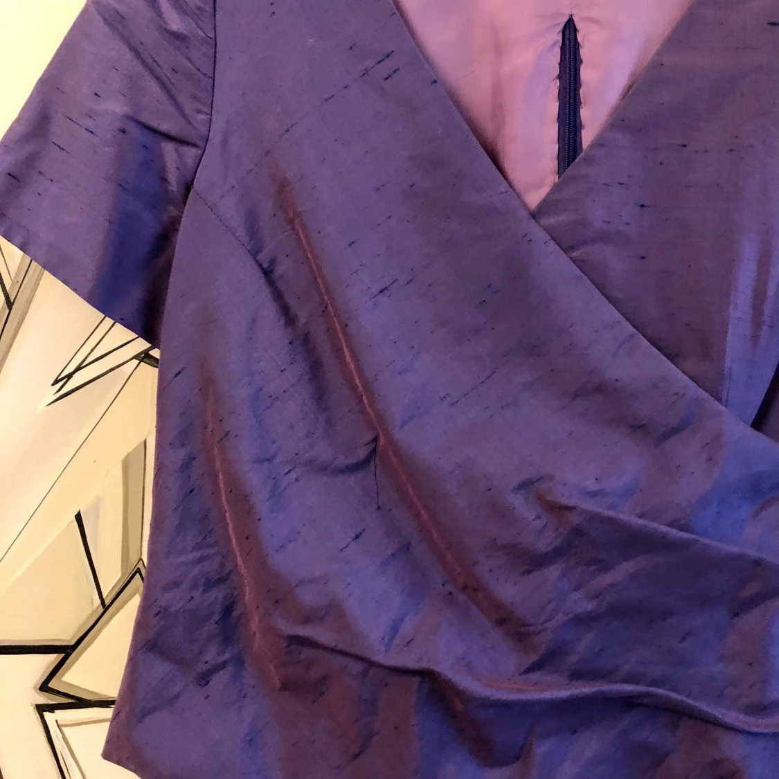 Lila Thaisiden blus vintage  - 1