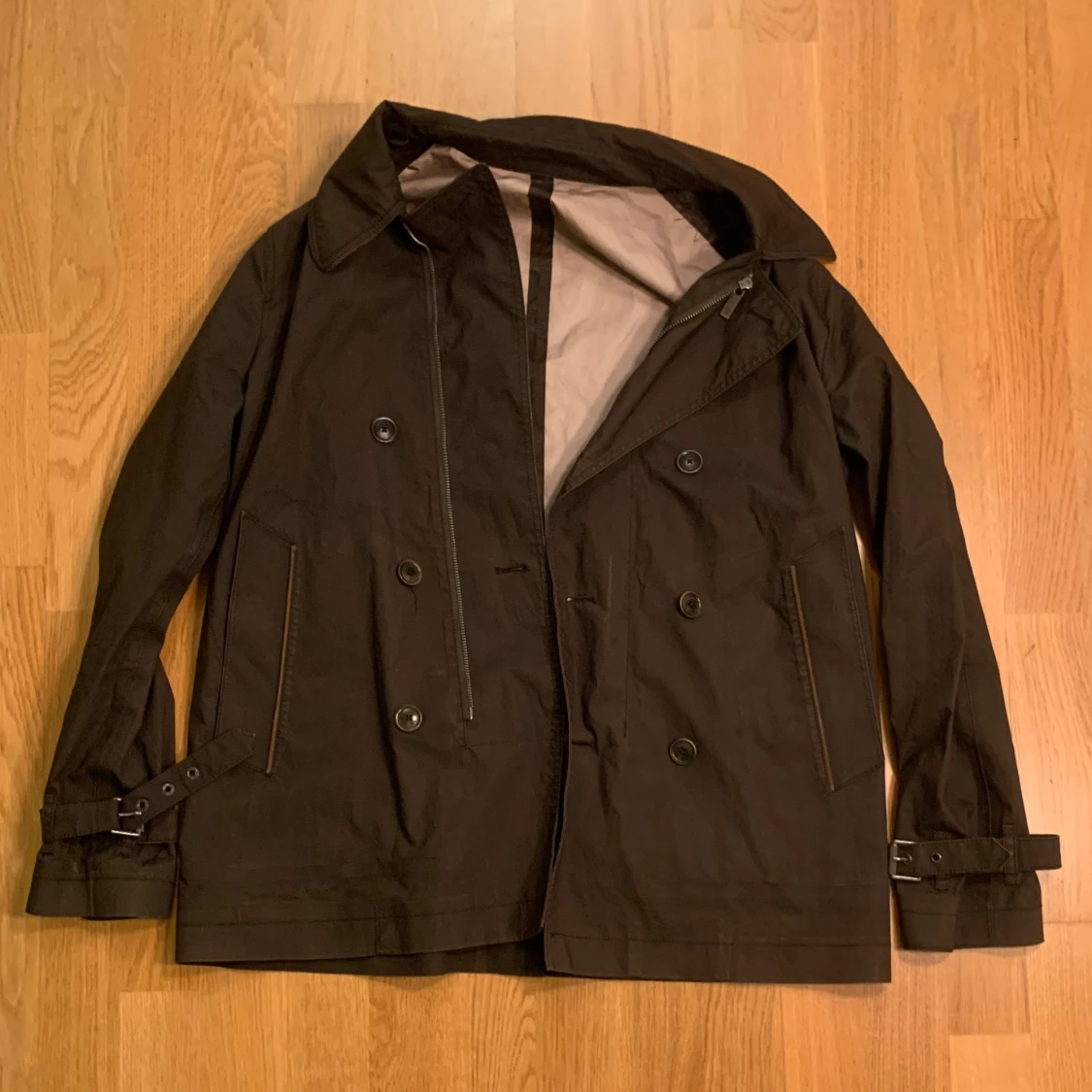 Massimo Dutti regnjacka grön