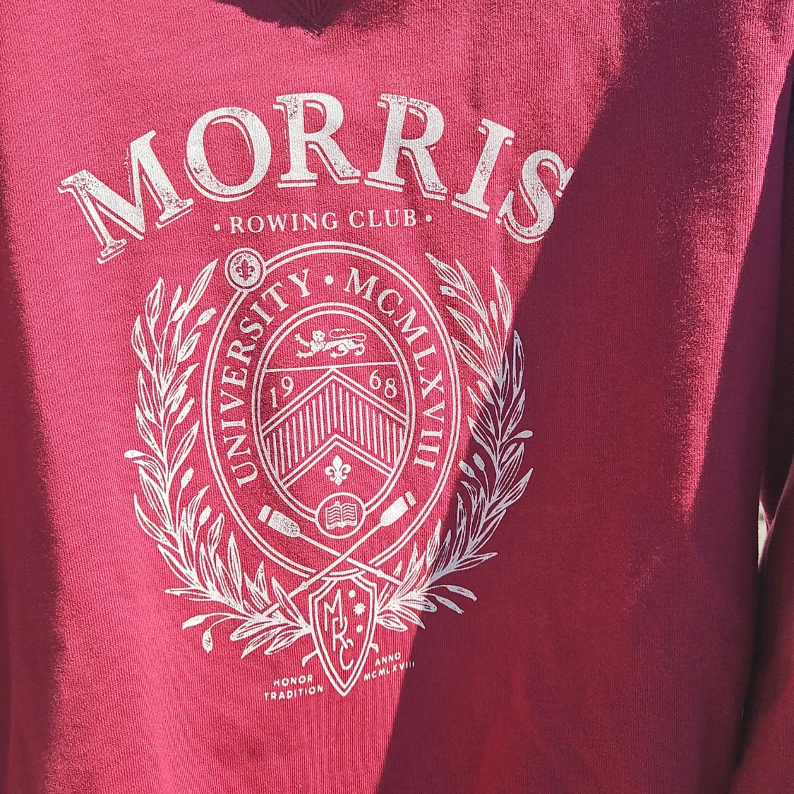 Vinröd tröja från Morris - 91