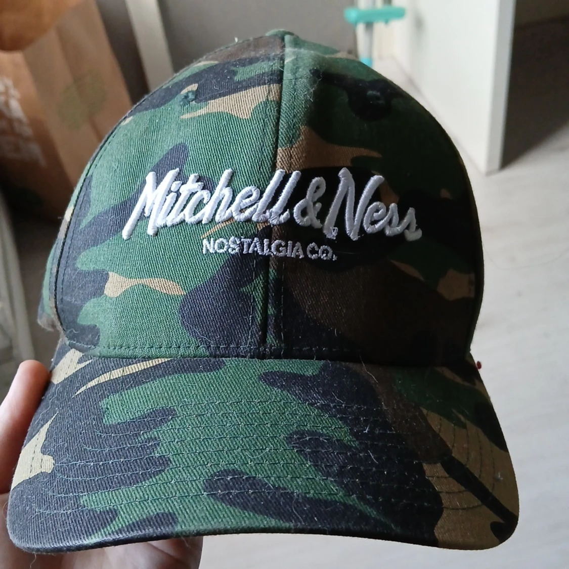 Mitchell & ness pinscript camo keps