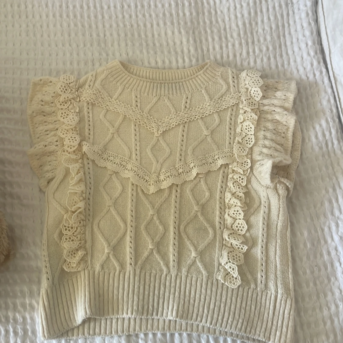 Stickad blus från mango!