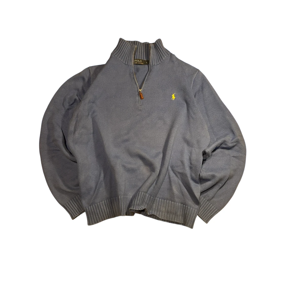 Grå tröja med dragkedja från Polo Ralph Lauren