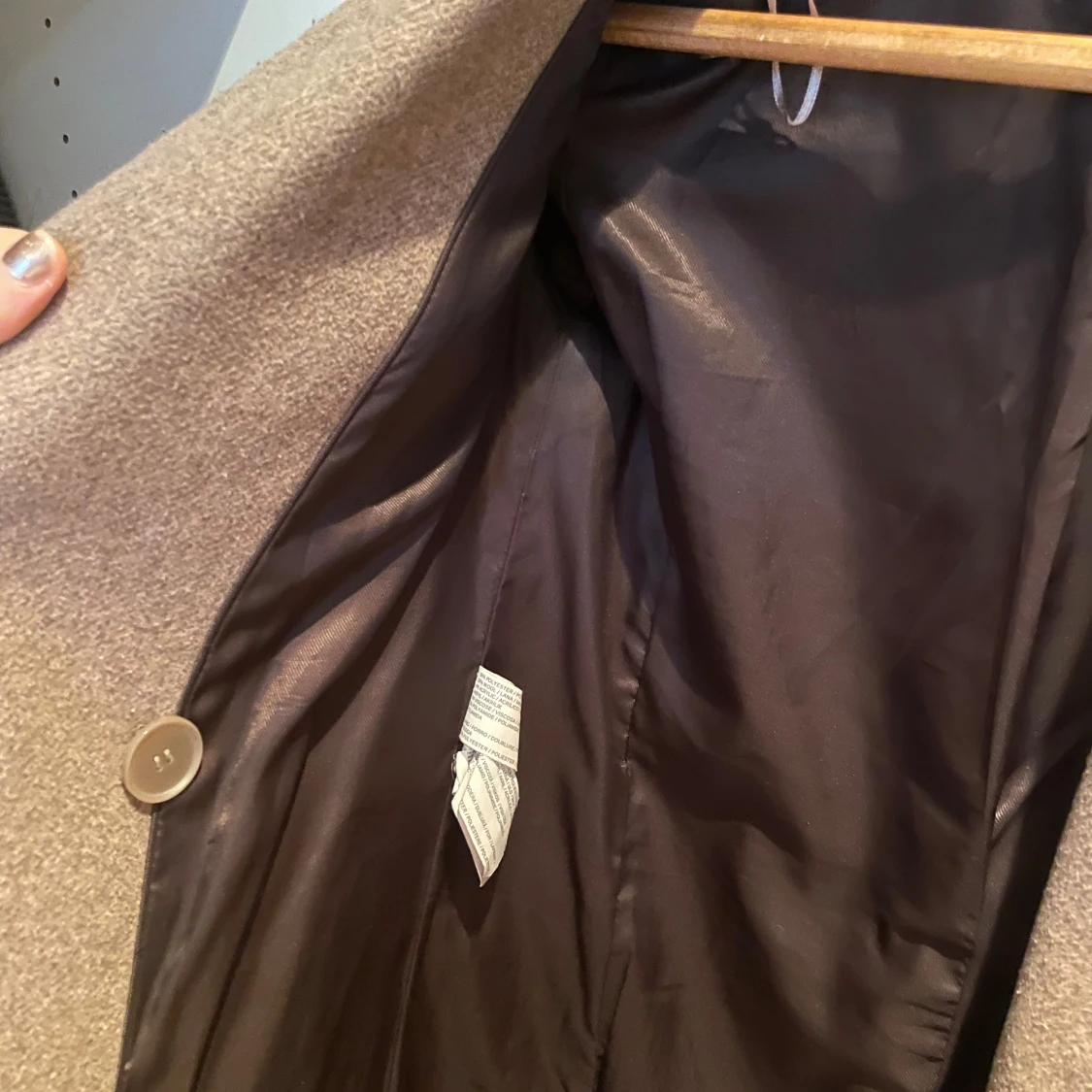Beige/ljusbrun kappa från Mango - 91