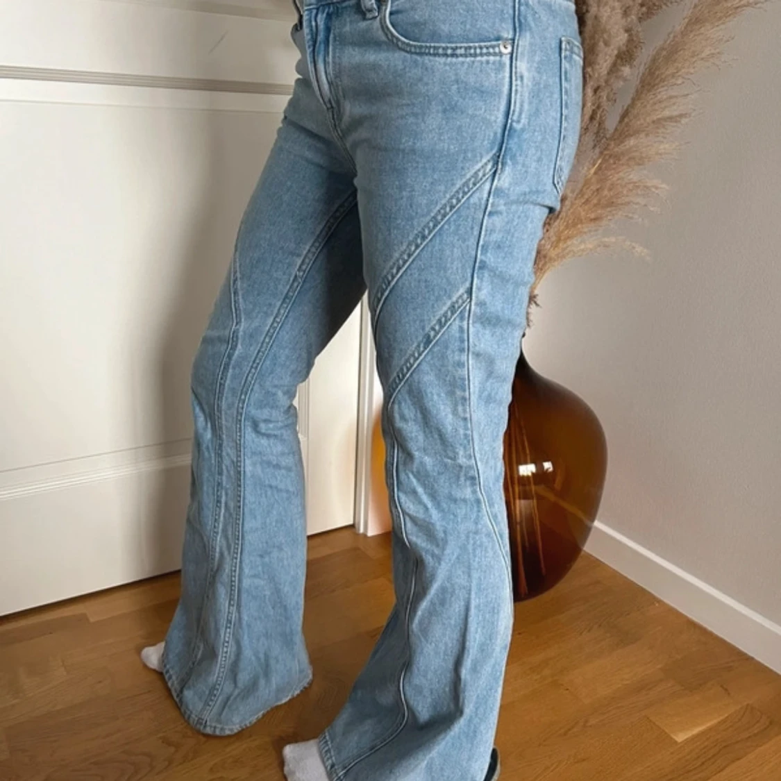 Jeans lågmidjade  - 90