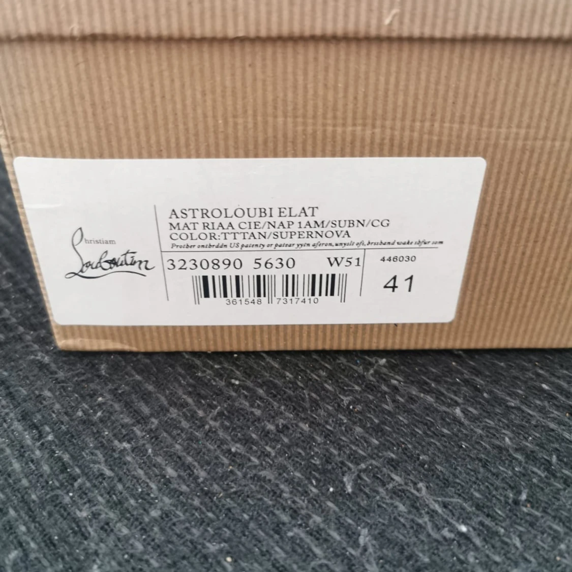 Blå sneakers från Christian Louboutin - 4