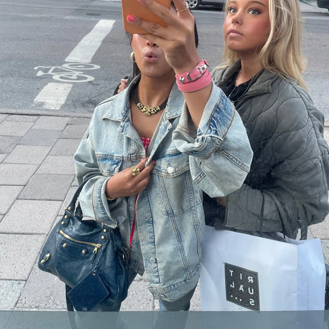 Blå Balenciaga väska - 3