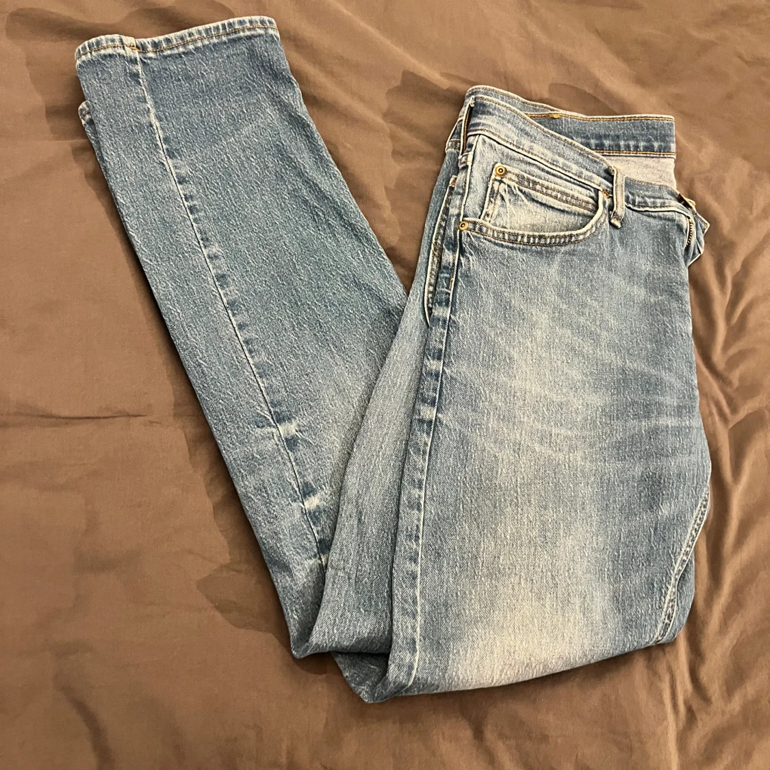 Blåa Lee jeans    - 1