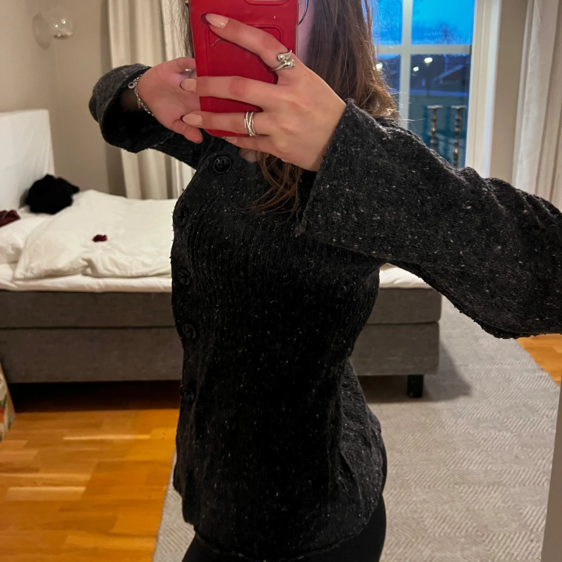 Ull tröja med knappar - 90