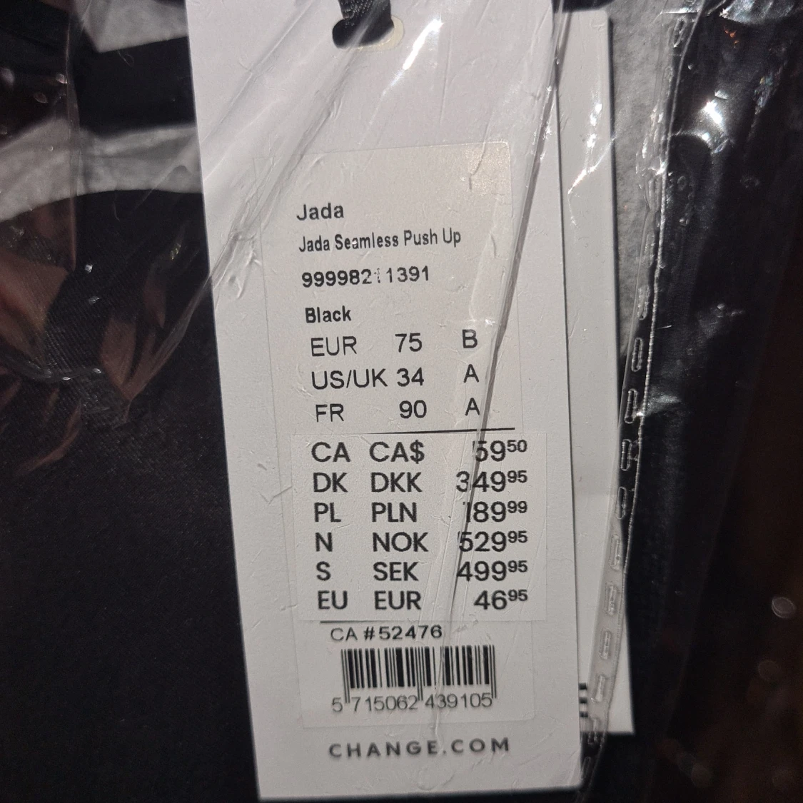 NYA Push Up BH:ar i beige och svart - 92