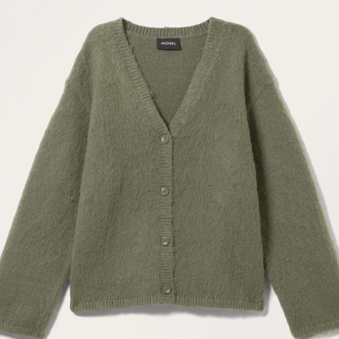 Olivgrön kofta från Monki