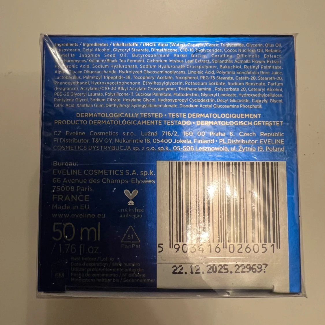 Eveline Cosmetics bioHYALURON Cream-Filler - 1