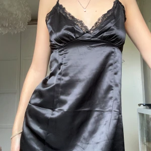satin dress - Worn it once, in great condition! It has adjustable straps and it’s a size S