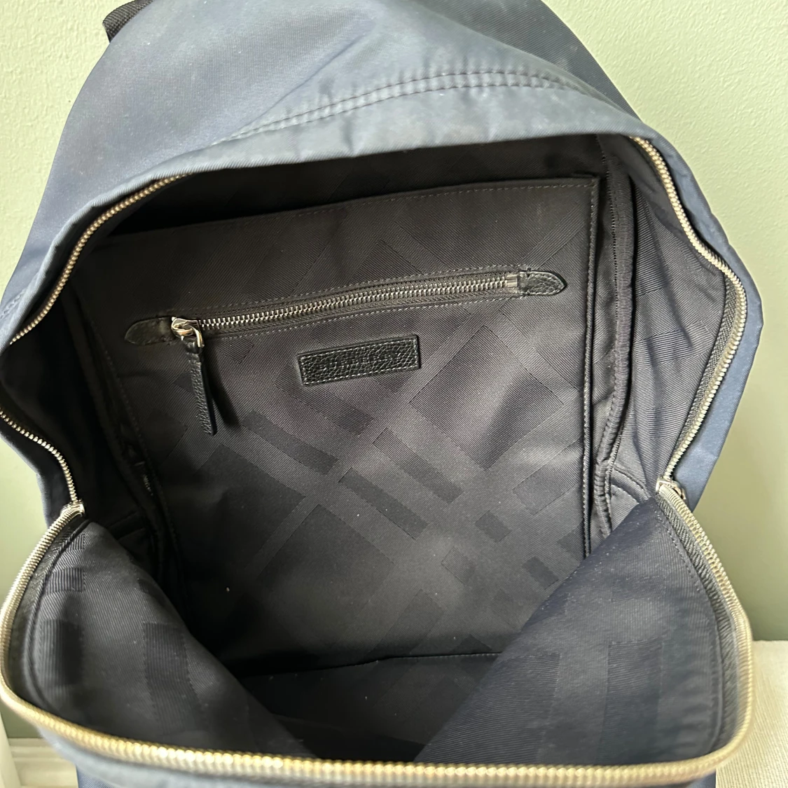 Burberry Nylon Backpack - Navy - 92