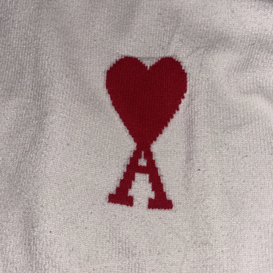 Vit stickad tröja från Ami - 1