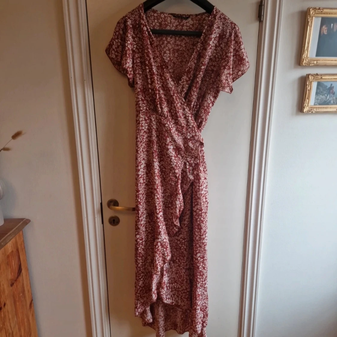 Blommig omlottklänning från Shein