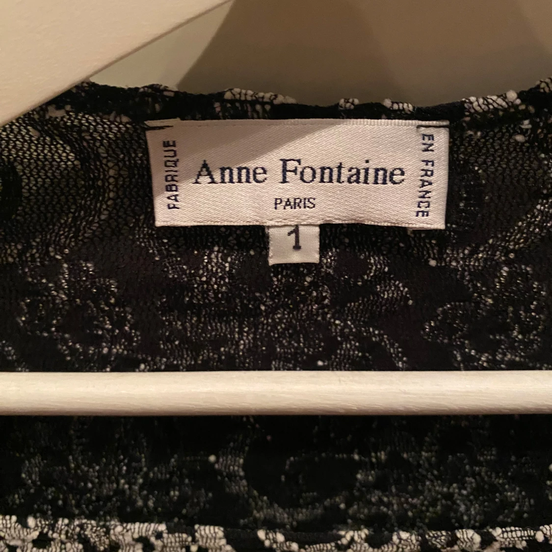 Svart spetsblus från Anne Fontaine - 1