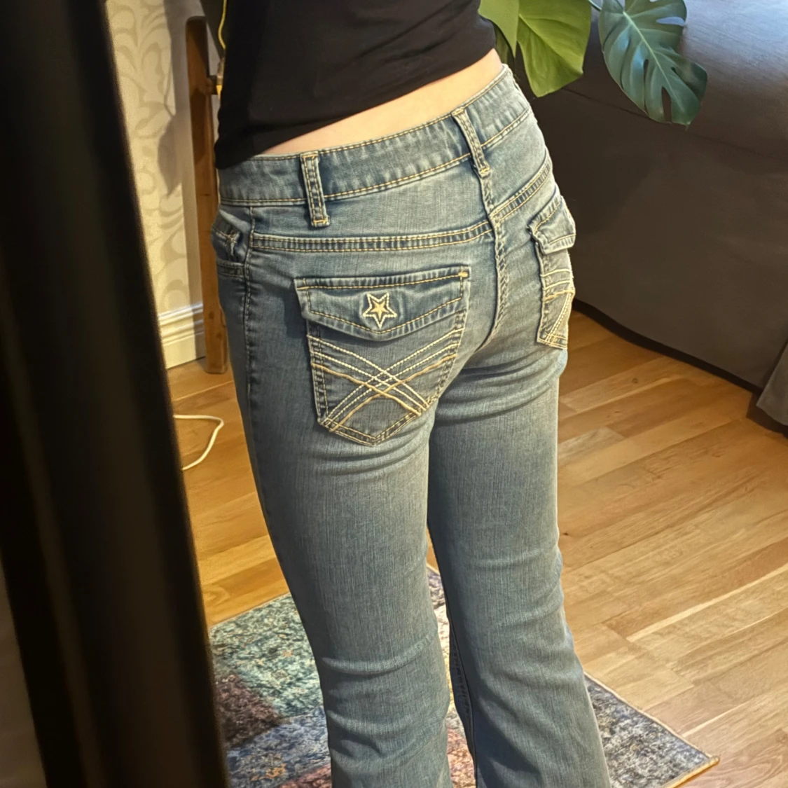 Blå jeans från Lindex