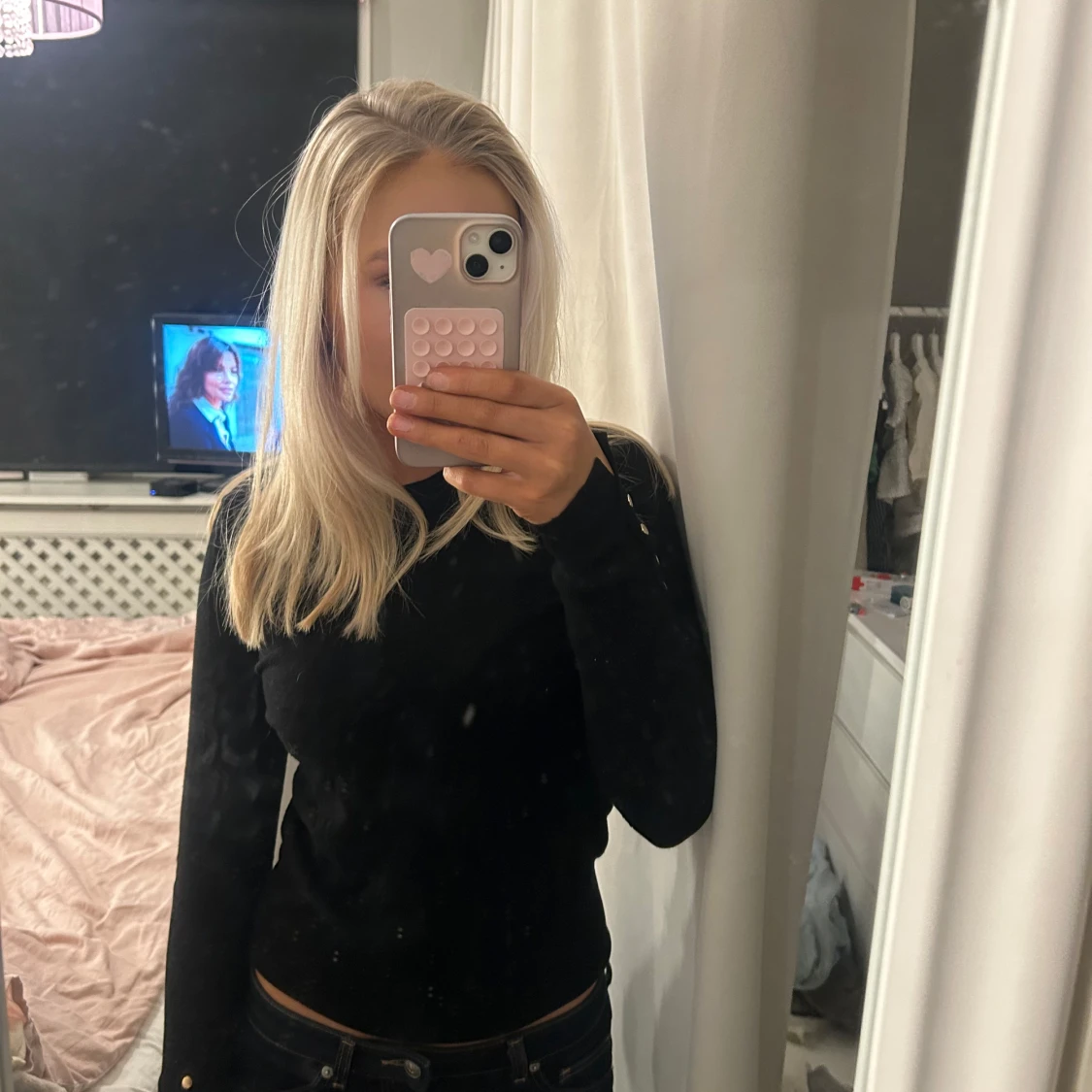 Svart långärmad tröja från Zara - 1