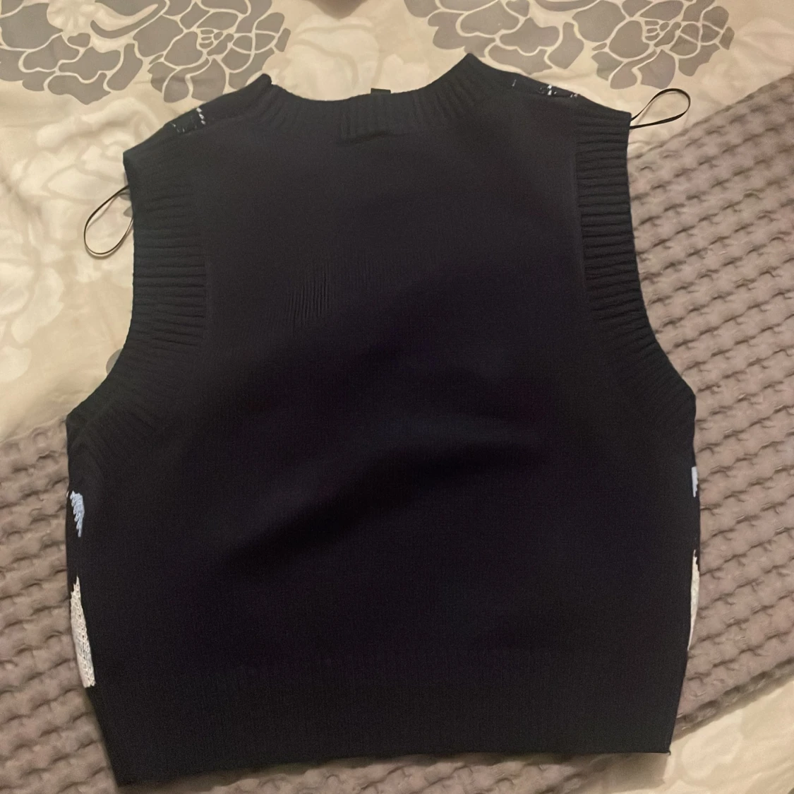 Stickad kort tröja - 90