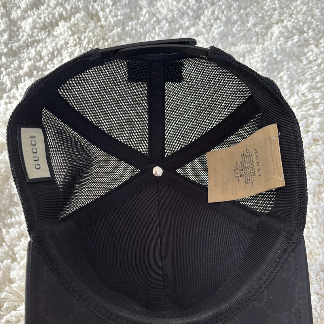 Gucci Nylon Baseball Keps - Svart - 3