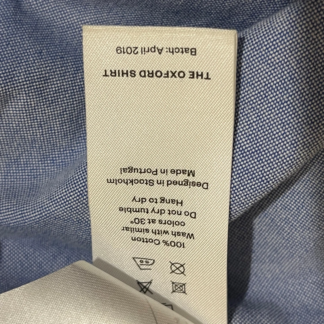 Blå Oxford-skjorta från Asket - 4