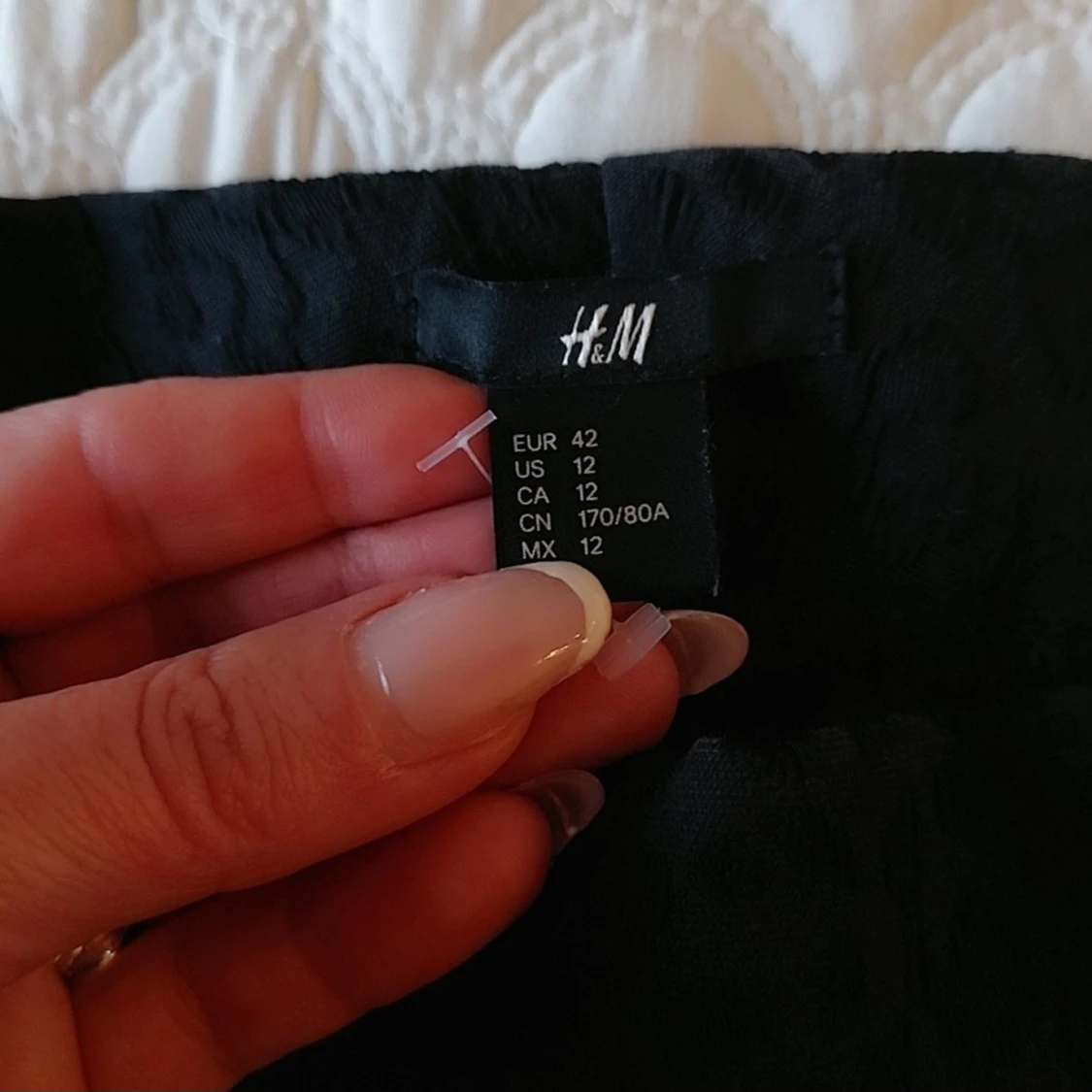 Svarta leopardmönstrade byxor från H&M - 2