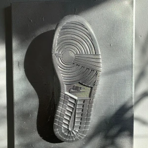 Nike konst silver - Nike konst i silver färg gjord av mig