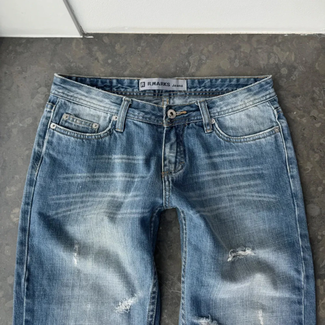 Lågmidjade bootcut jeans