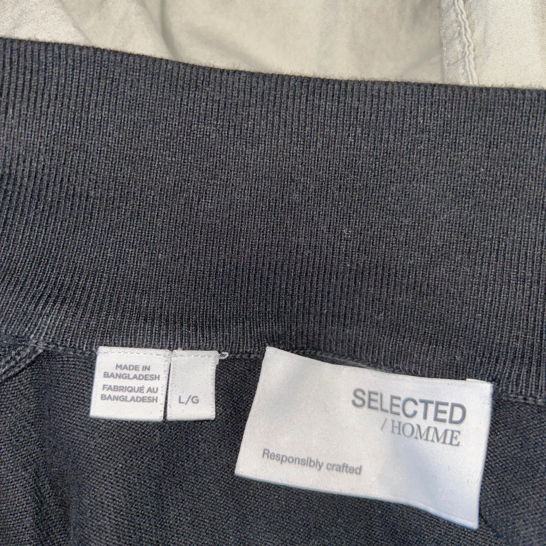 Svart hel-zip från selected homme  - 2